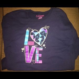 Fun blue hands sweater